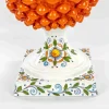 Pigna ornamentale in ceramica di Caltagirone fatta a mano H cm 50 - immagine 3
