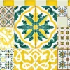 Patchwork mattonelle maiolicate Sicilia decorate a mano - immagine 2