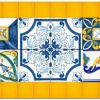 Patchwork mattonelle siciliane decorate a mano - immagine 3