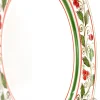 Piatto con falda Ø cm 32 in ceramica di Caltagirone decoro AGRIFOGLIO - immagine 3
