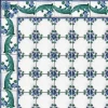 Piastrella siciliana decorata a mano serie Sicula decoro Caltagirone - immagine 6