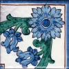 Piastrella siciliana decorata a mano serie Sicula decoro Caltagirone - immagine 4