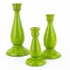Set 3 portacandela in Ceramica siciliana Fatti a Mano, Idea Regalo di Natale (Verde) - immagine 2
