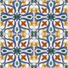 Piastrella di Caltagirone Serie Moresca Jadidi decoro un quarto - immagine 4