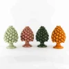 Pigna Ornamentale H cm 20 in Ceramica di Caltagirone Fatta a Mano - immagine 2