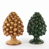 Pigna H cm 20 in Ceramica Artistica di Caltagirone Fatta a Mano - immagine 2