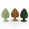 Pigna H cm 20 in Ceramica Artistica di Caltagirone Fatta a Mano - immagine 3