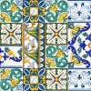 Patchwork mattonelle siciliane decorate a mano - immagine 2