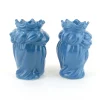 Coppia teste di moro ceramica di Caltagirone H cm 14 - immagine 4