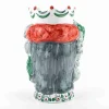 Coppia Teste di Moro H cm 25 in Ceramica di Caltagirone Fatta a Mano, Teste di Moro siciliane - immagine 9
