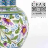 Vaso in Ceramica siciliana Fatto a Mano, ceramiche di Caltagirone - immagine 3