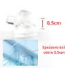 Reggi Cristallo In Policarbonato per Ripiani in Vetro – Kit 20 o 50 Pezzi - immagine 4