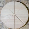 Set fatto in casa : Spianatoia 100×75 + Mattarello 50cm + Tagliere Pizza - immagine 5