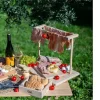 Tagliere appendi prosciutto in legno di faggio – L – 40×22.5×31⁷ - immagine 3