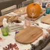 Tagliere e sotto piatto con scolo in legno di faggio - immagine 5