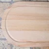 Tagliere e sotto piatto con scolo in legno di faggio - immagine 4
