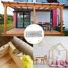 Piastra di Giunzione Legno per Montaggi Pesanti Dritta/Angolare Kit 100pz - immagine 3